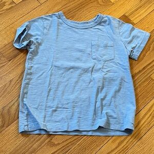 Primary Sky Blue Kids Tee with Pocket